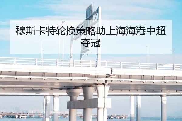 穆斯卡特轮换策略助上海海港中超夺冠